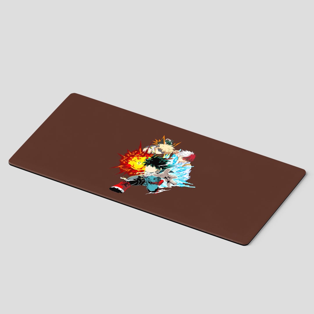 My Hero Academia Deku chibi desk mat artwork