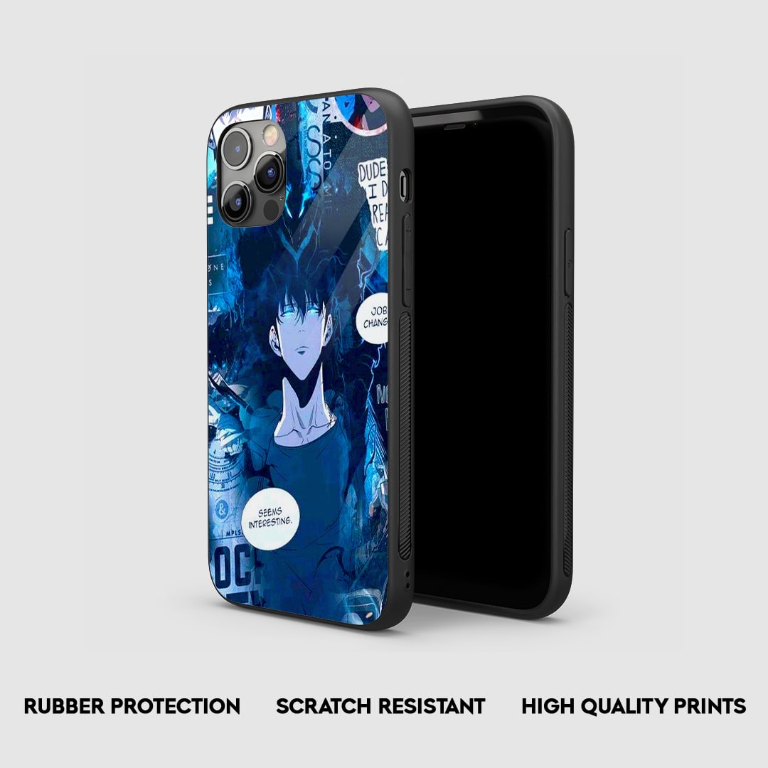 Solo Leveling comic panel armored mobile cover