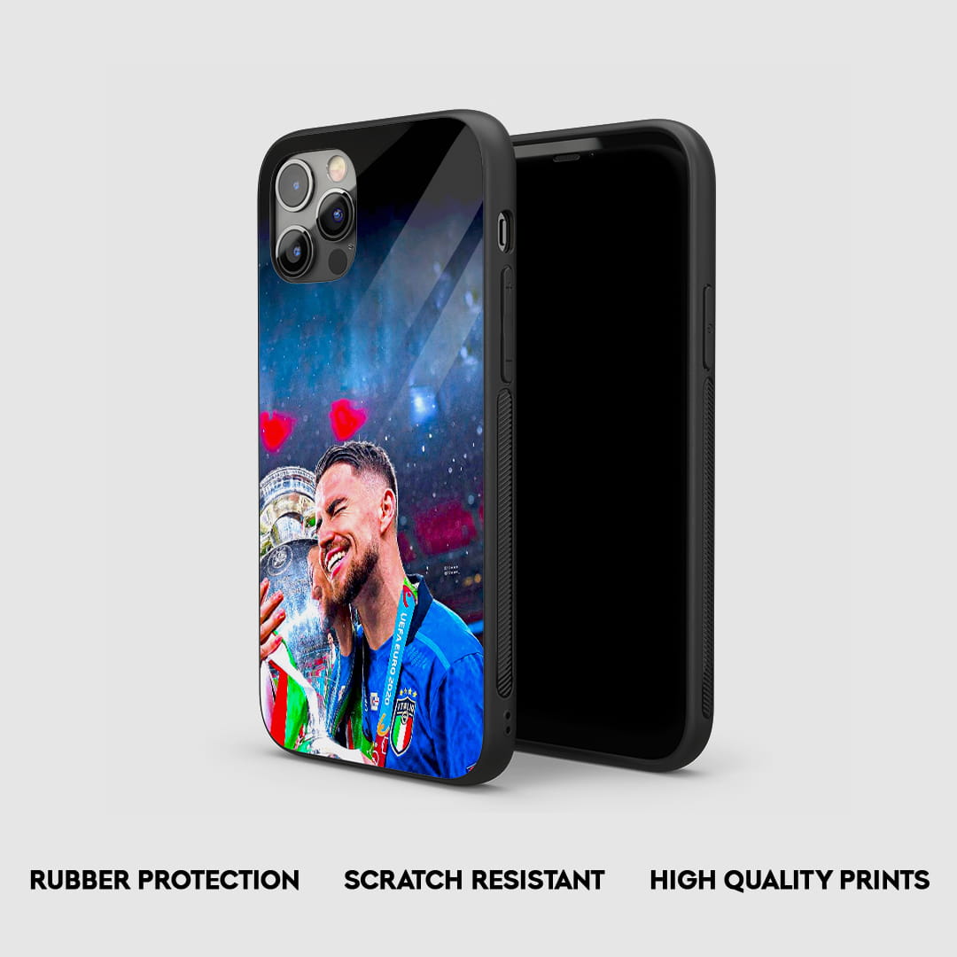 Jorginho football trophy silicone phone case