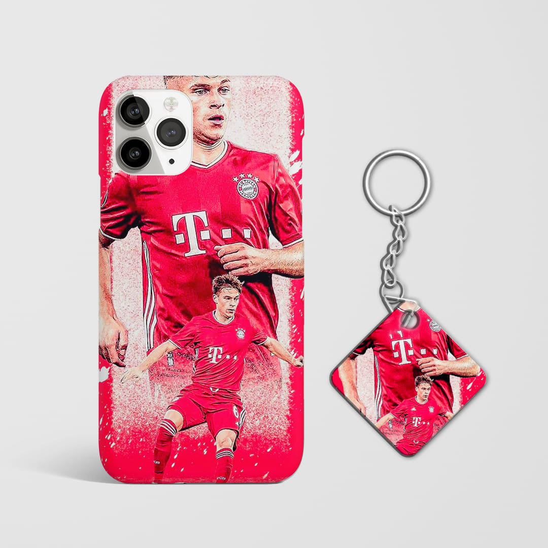 Germany football player mobile phone cover with Keychain