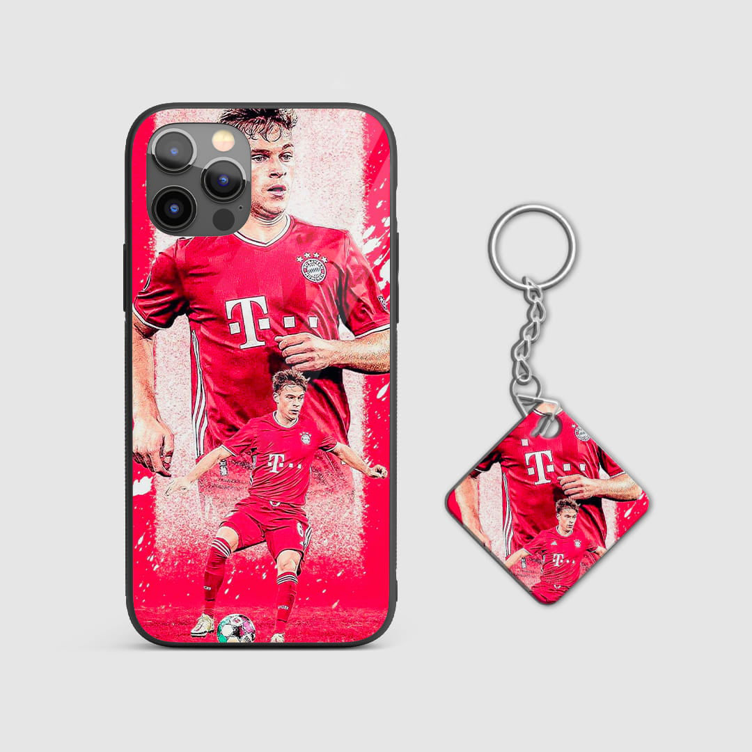 Germany football player protective phone cover with Keychain