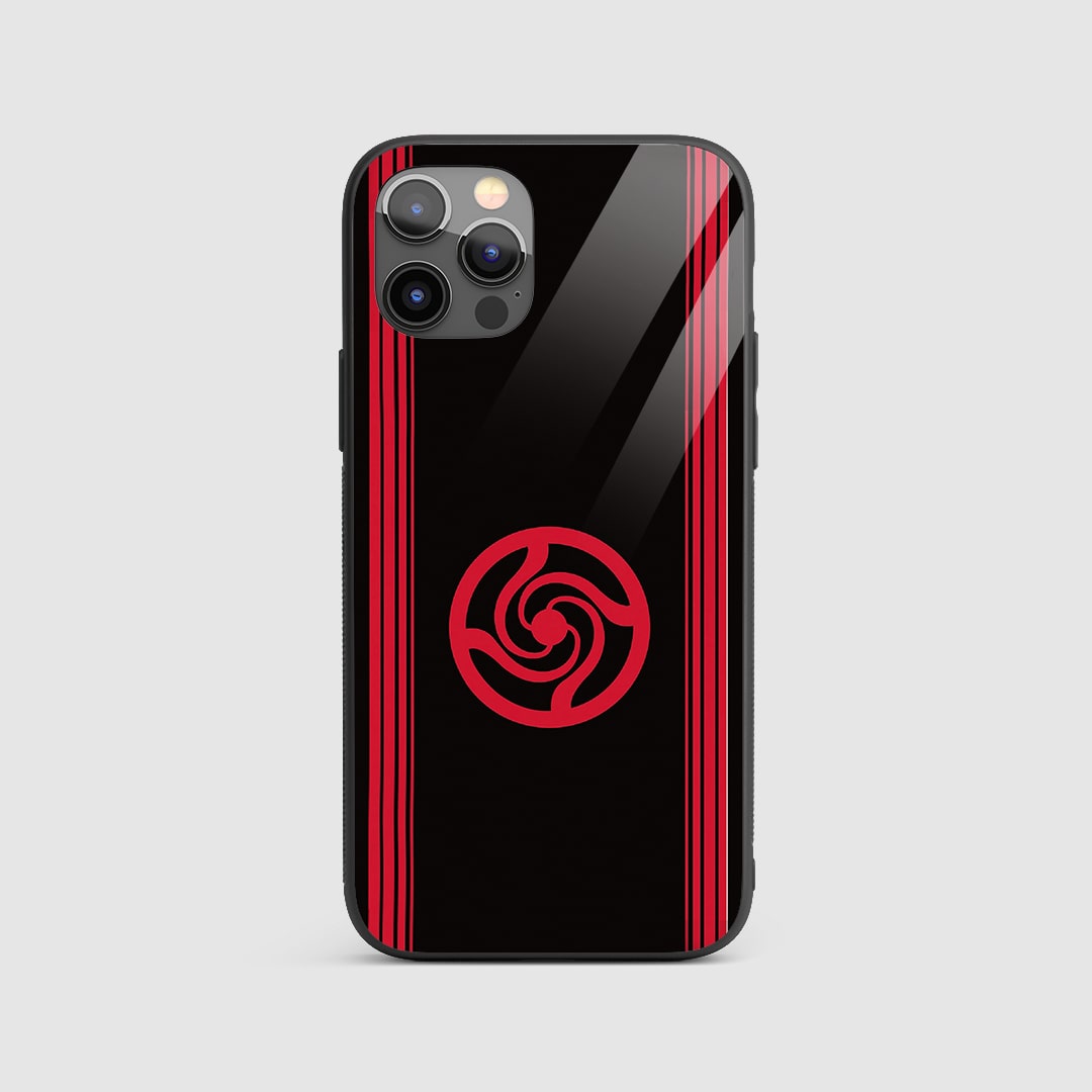 Jujutsu High Red Silicone Armored Phone Case featuring a vibrant red design inspired by the sorcery school.
