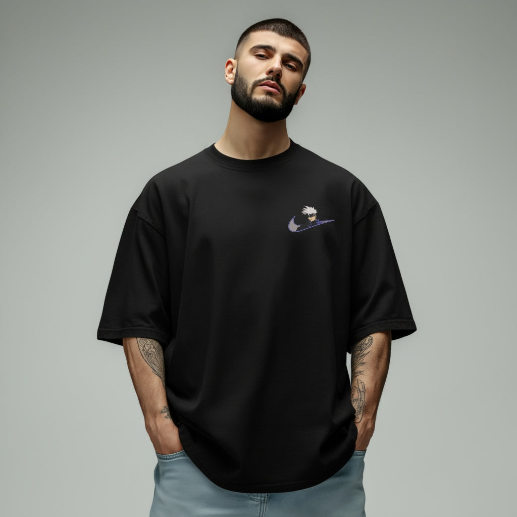 Jujutsu Kaisen oversized anime T-shirt front print anime character design