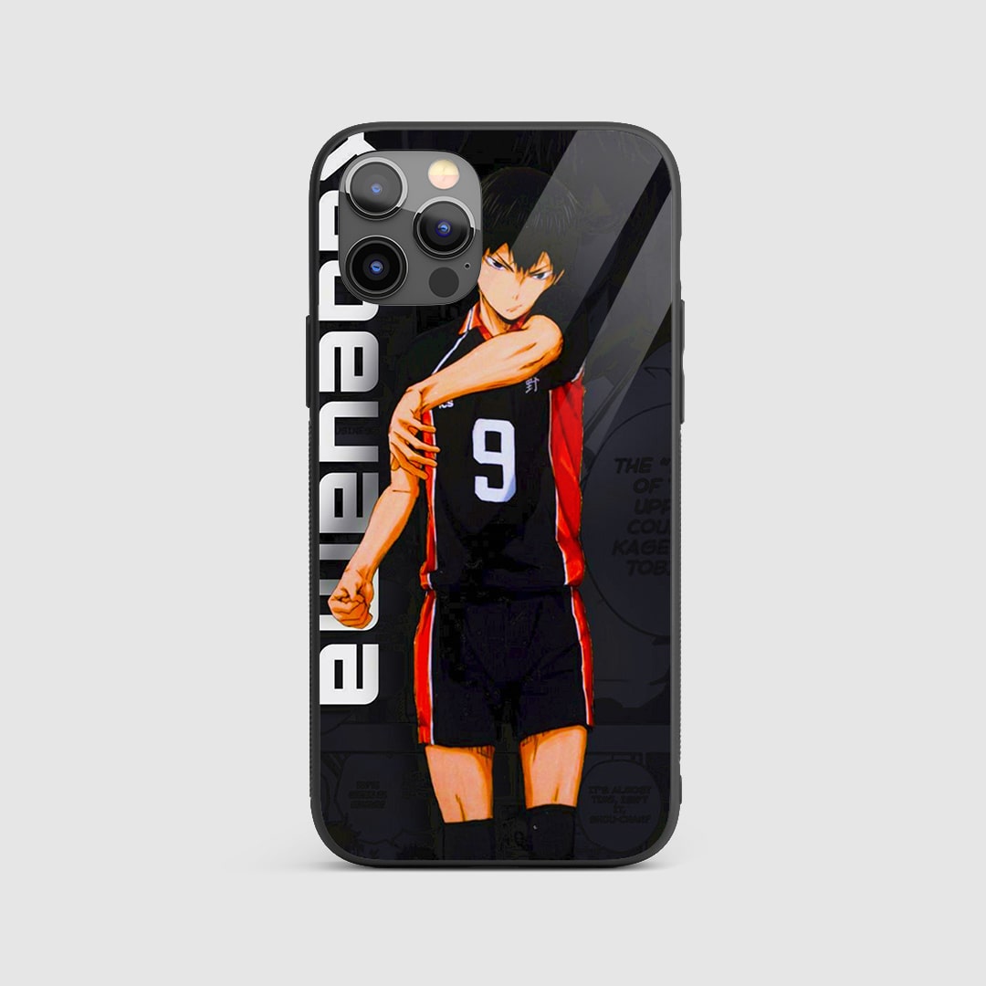 Kageyama 9 Silicone Armored Phone Case front design