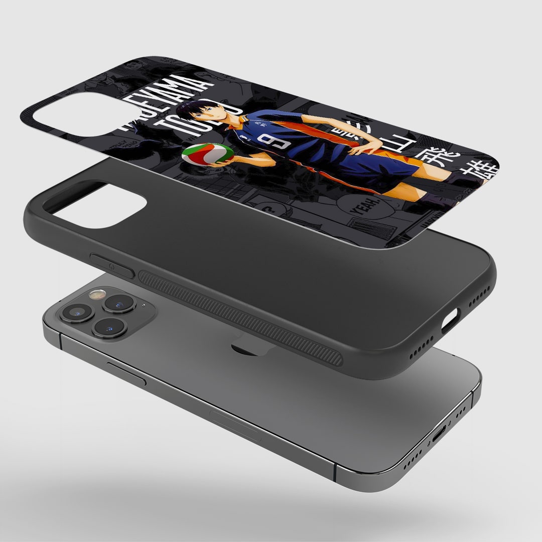 Close-up of durable Kageyama Manga silicone phone cover
