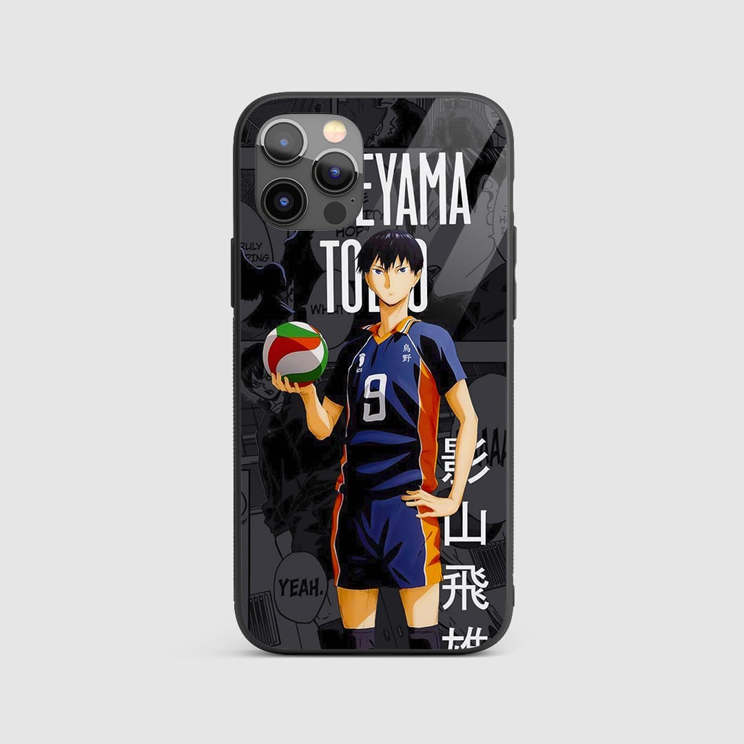 Kageyama Manga Silicone Armored Phone Case front design