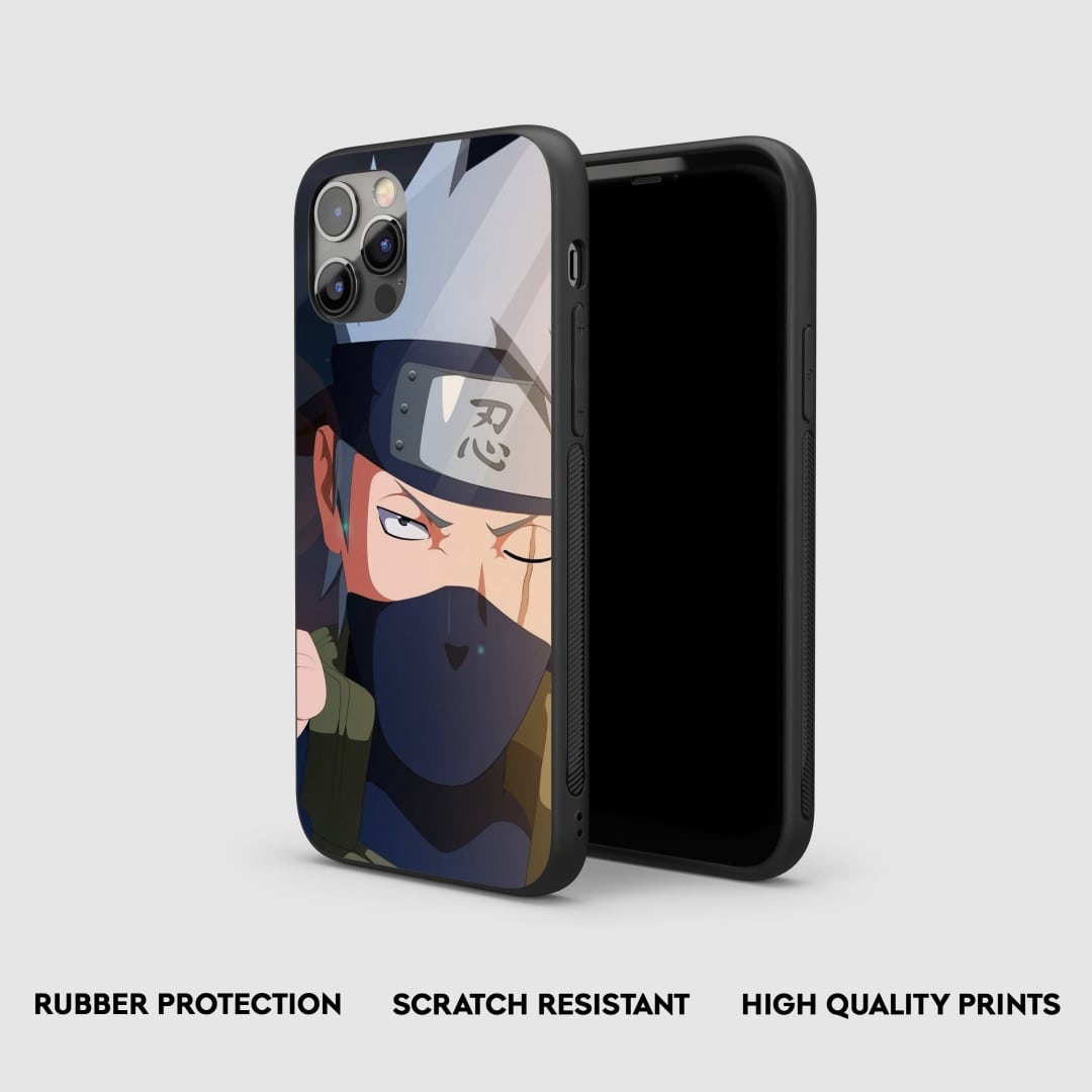 Side view of Kakashi Hatake Armored Phone Case, showing its durable edges.