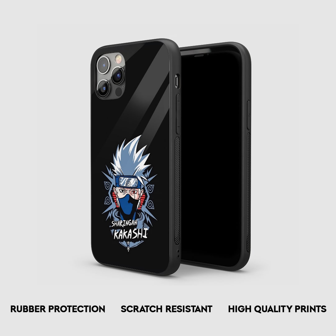 Side view of Kakashi Minimal Silicone Case with snug fit and cutouts.