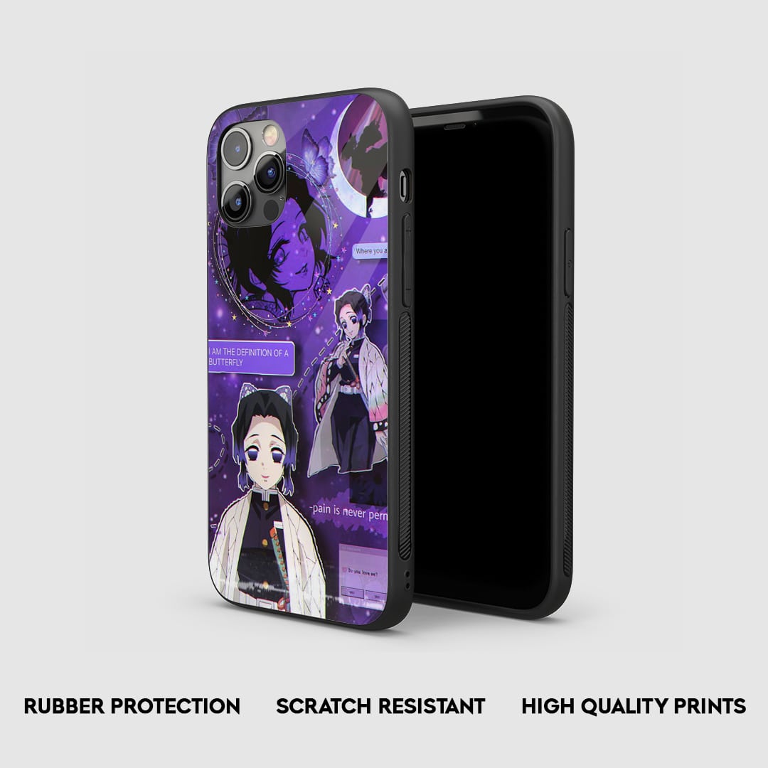 Side view of the Kanae Synopsis Armored Phone Case, highlighting its thick, protective silicone material.