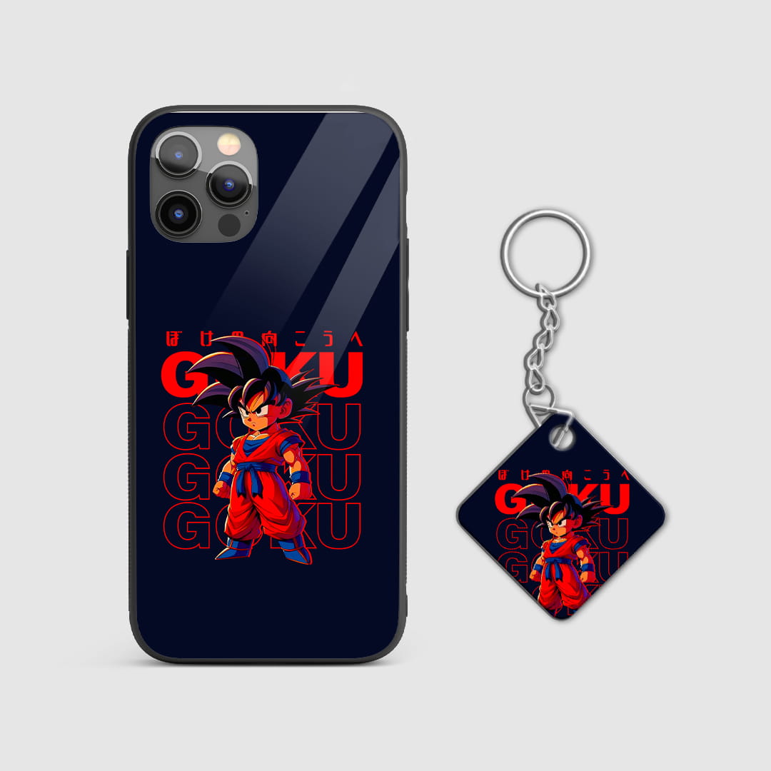 Kid goku shockproof armored phone case India with Keychain