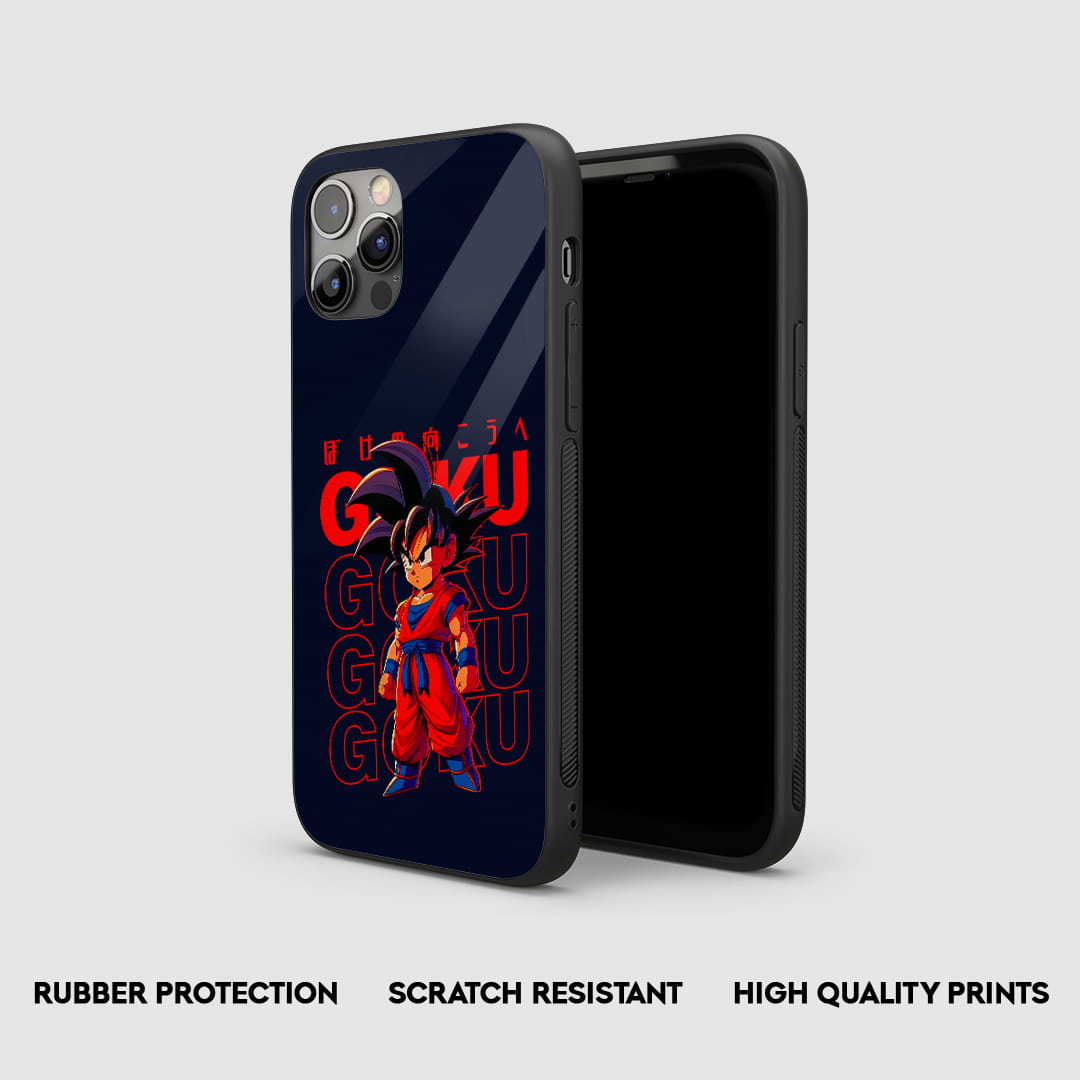 Kid goku red anime phone cover design
