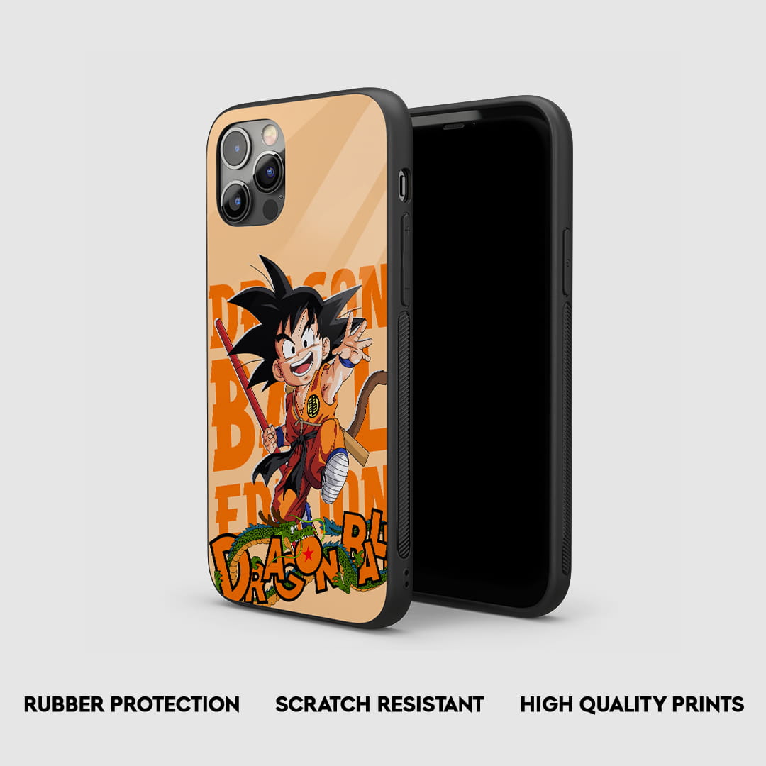 Kid goku shenron dragon ball anime phone cover design