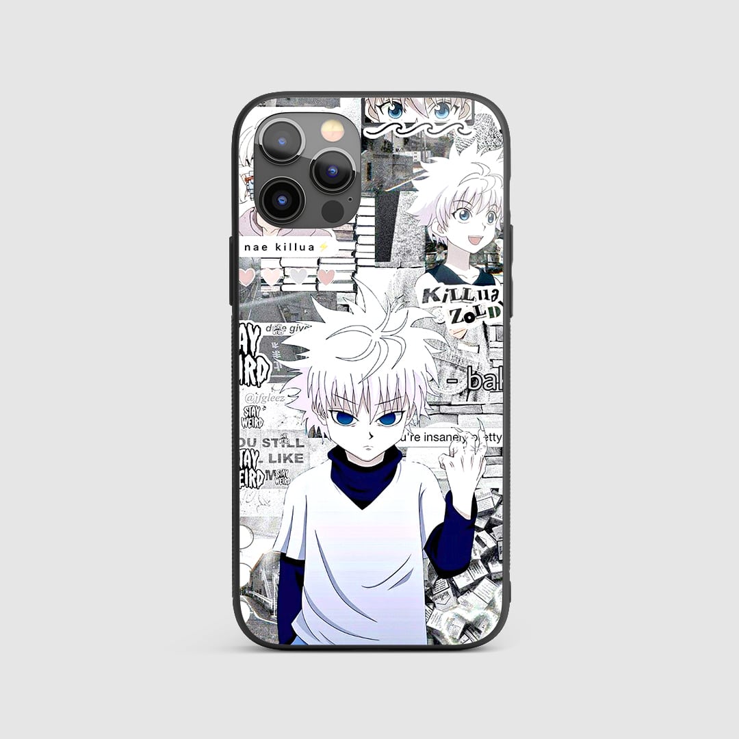Killua Collage Silicone Armored Phone Case