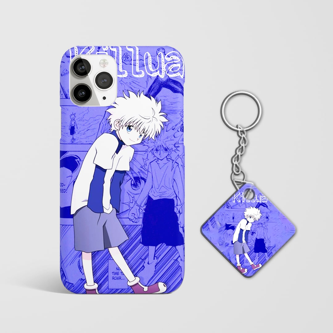 Hunter x Hunter Killua anime case with Keychain.