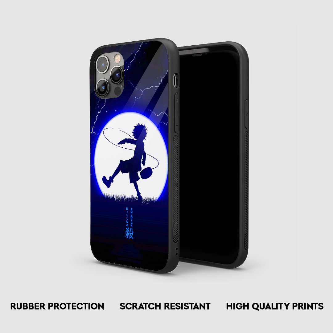 Durable Killua silhouette anime phone case