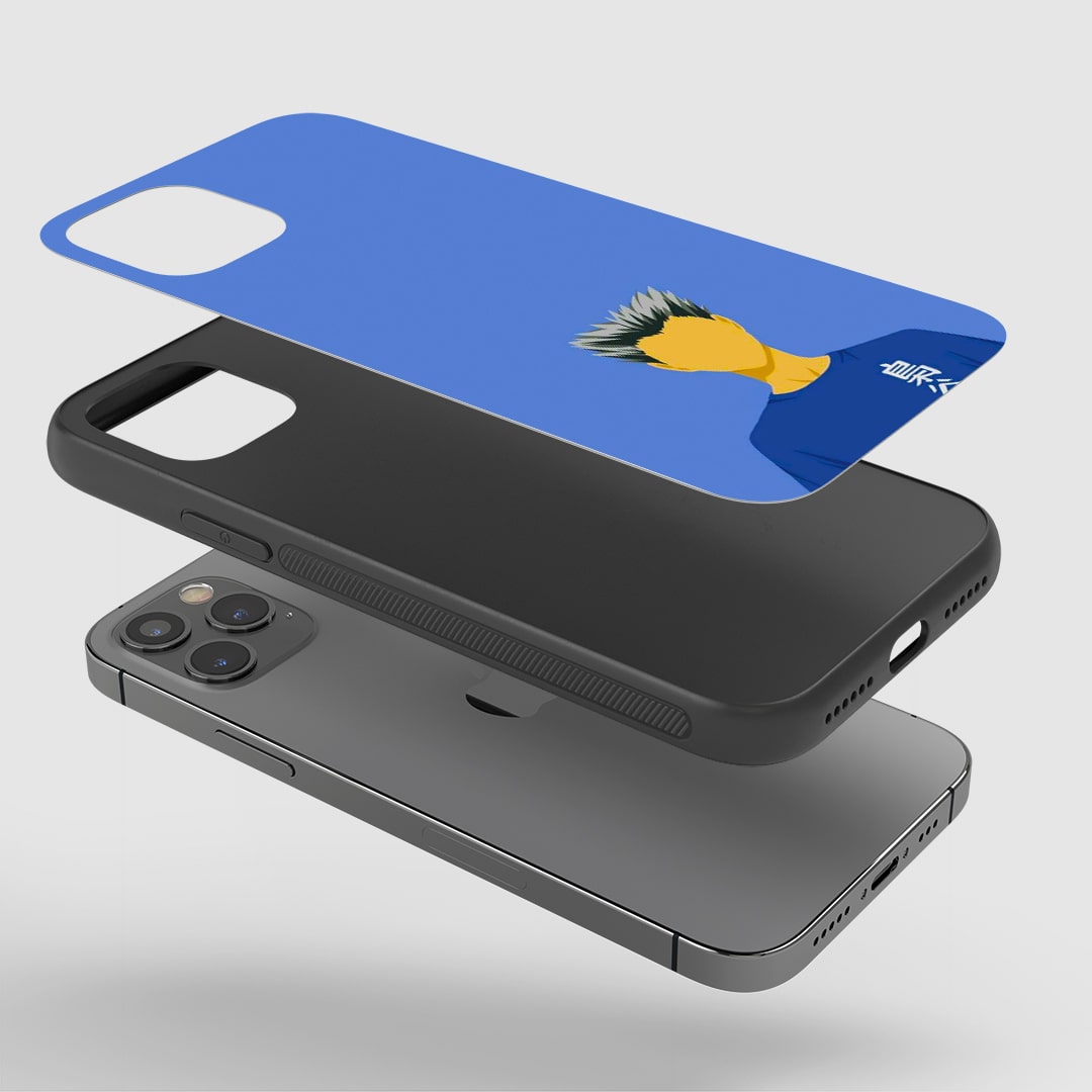 Close-up of durable Kotaro Minimalist silicone phone cover