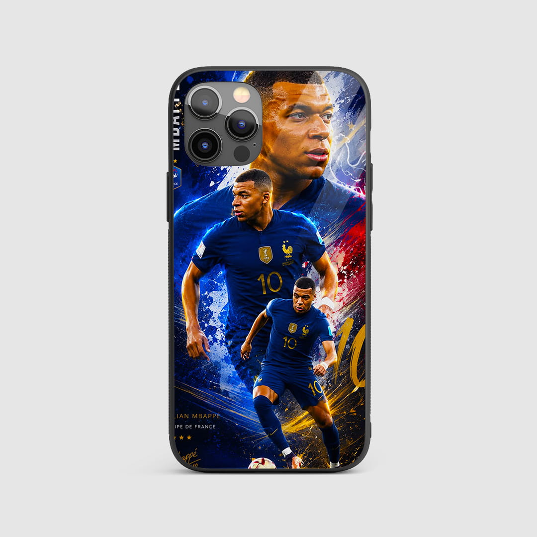 Kylian Mbappe silicone armored phone case