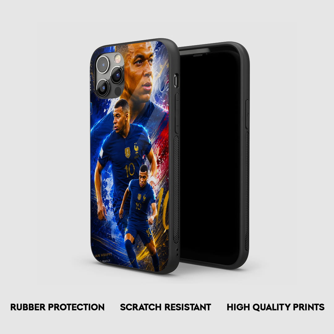 Kylian Mbappe football protective phone cover