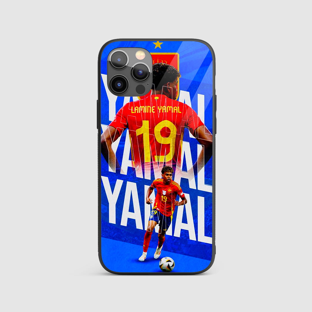 Lamine Yamal No. 19 silicone armored phone case