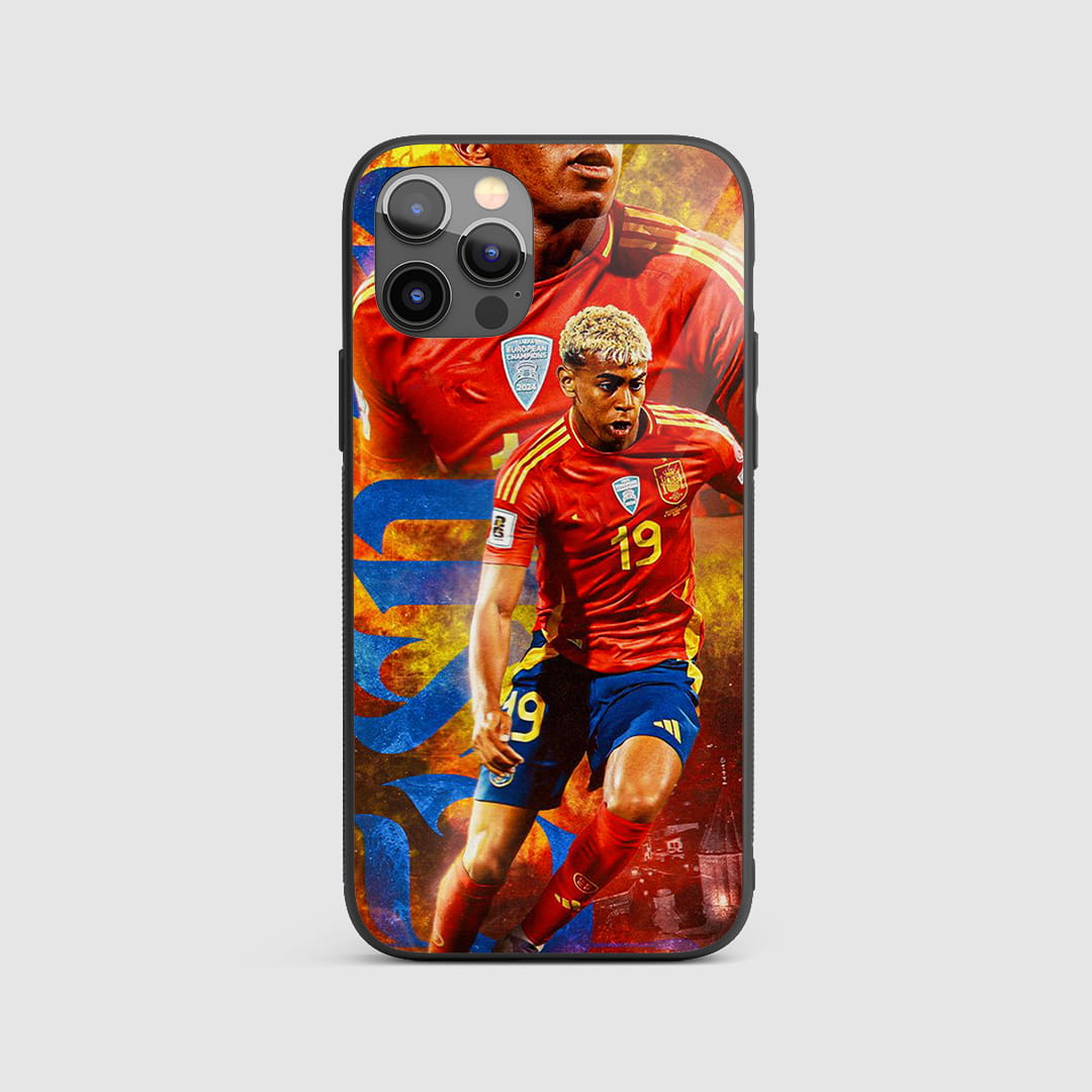 Lamine Yamal silicone armored phone case