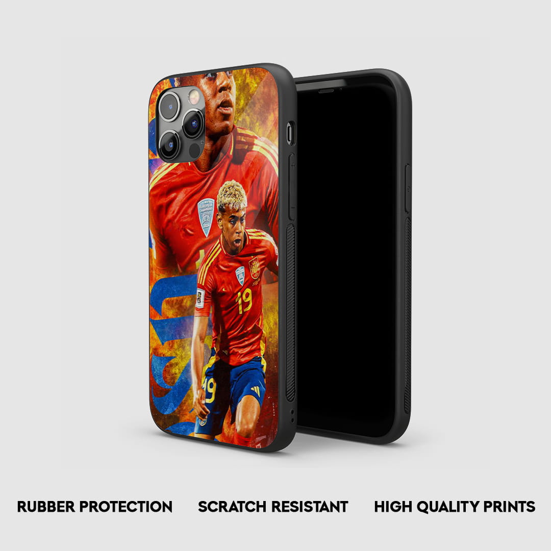 Lamine Yamal football silicone phone case
