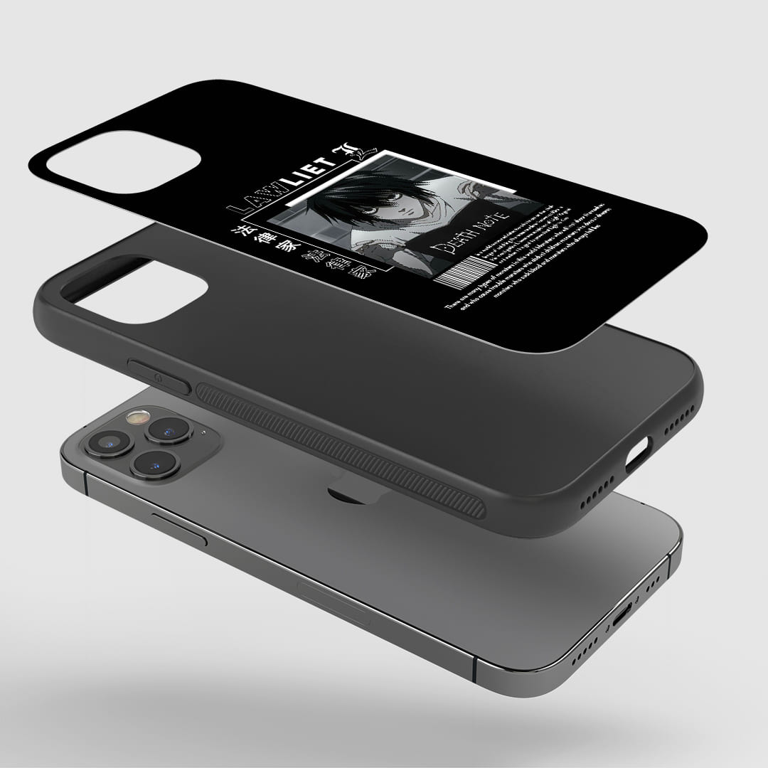 Lawliet Phone Case installed on a smartphone, offering robust protection and sleek design.