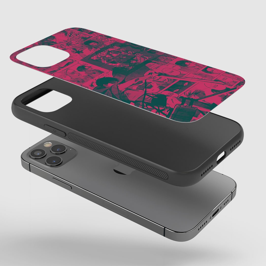 Levi Ackerman Manga Phone Case installed on a smartphone, offering robust protection and a captivating design.