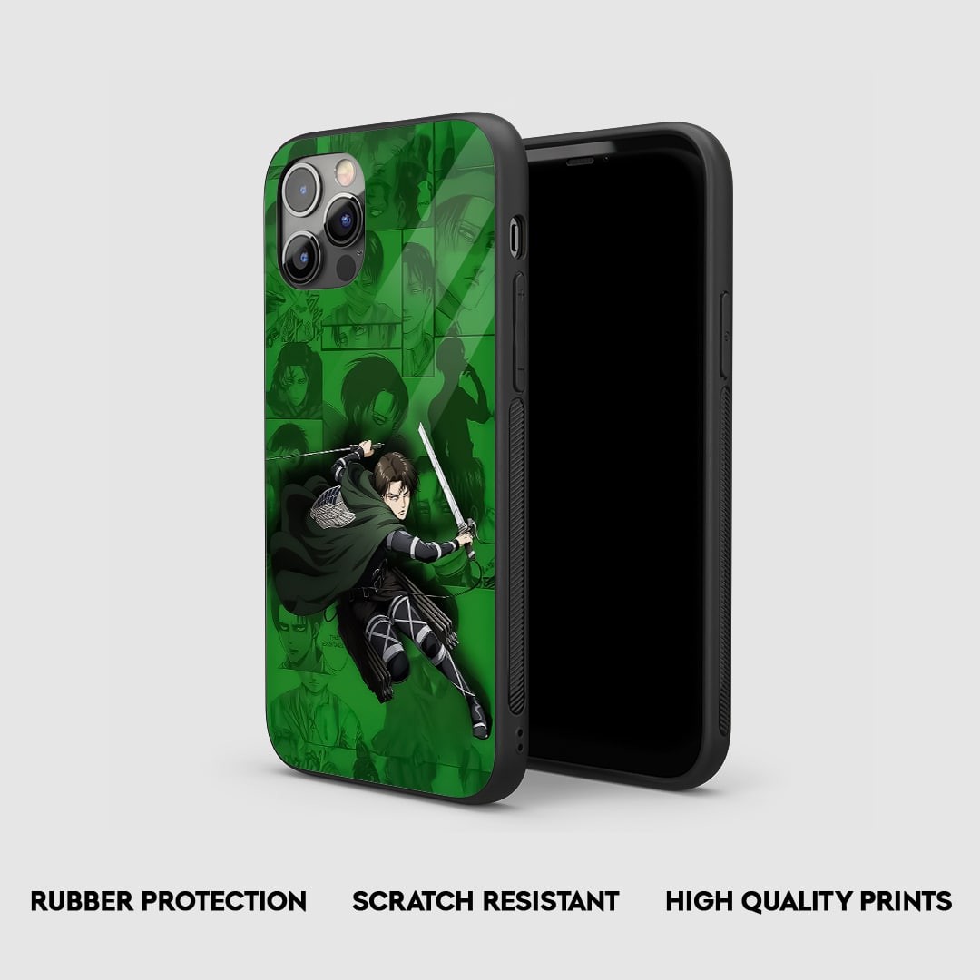 Side view with snug fit and silicone armored edge design.