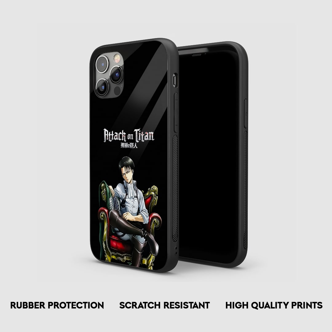 Side view showing sleek armored fit and detailed artwork.