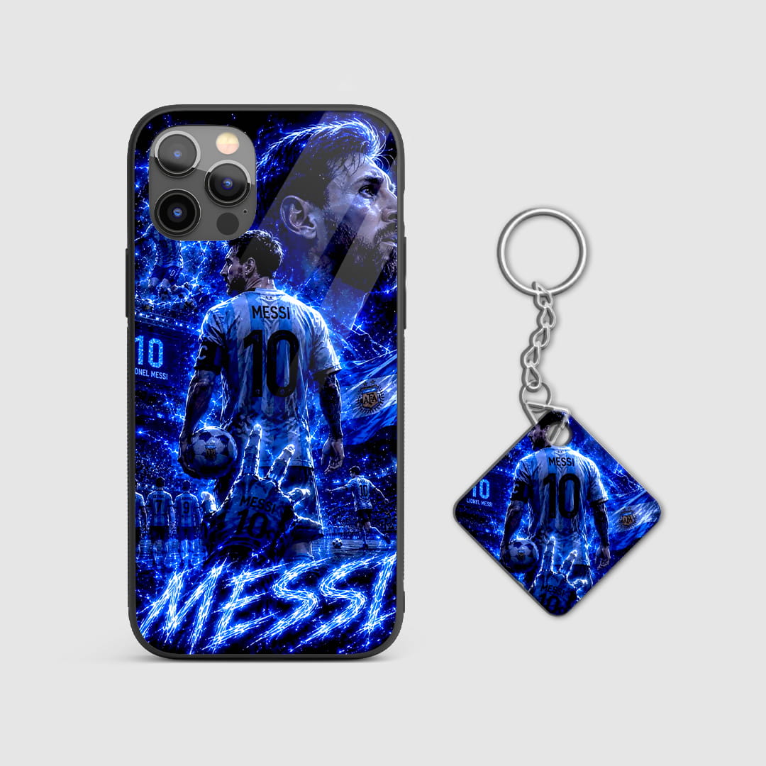 Argentina Messi protective mobile cover with Keychain