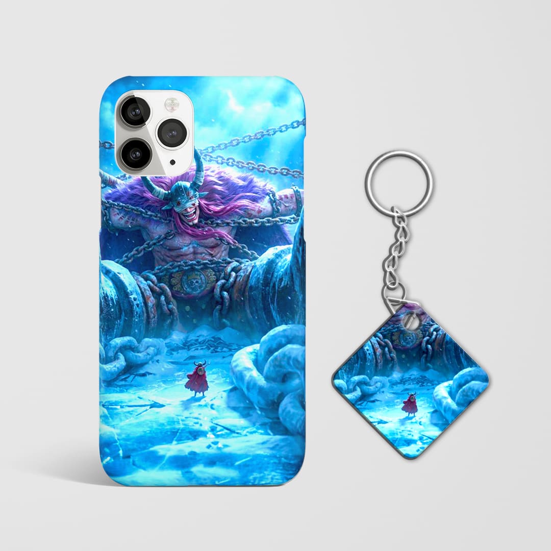 Loki and Luffy crossover phone case with Keychain