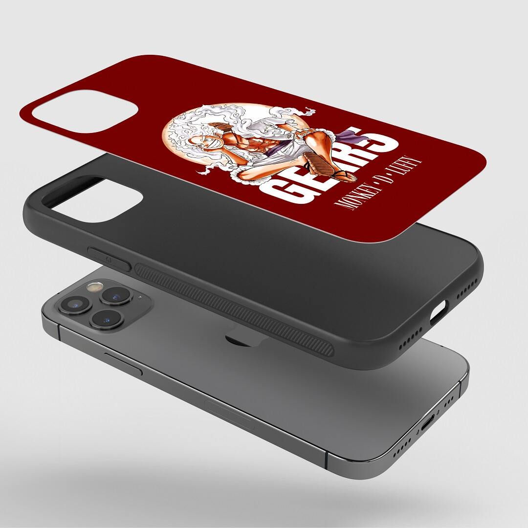 Luffy Gear 5 Phone Case on a smartphone, showcasing ease of access to buttons and ports.