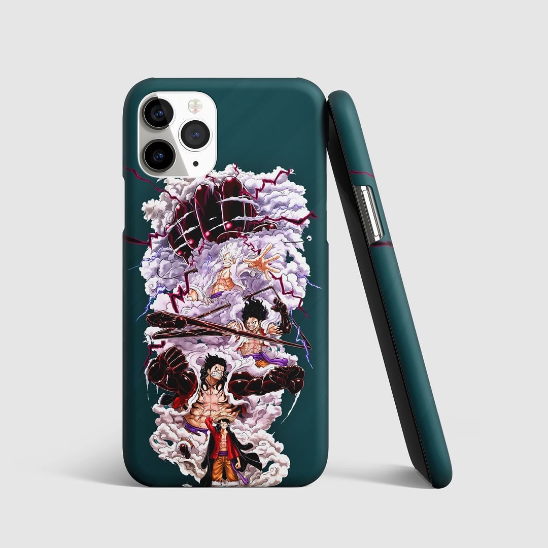Luffy Joyboy Transformation Phone Cover with 3D matte finish and Luffy Joyboy transformation design.