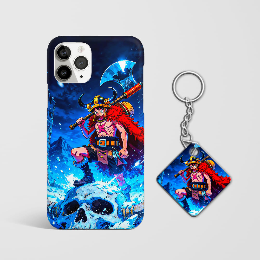 Luffy Elbaf Warrior One Piece phone case with Keychain