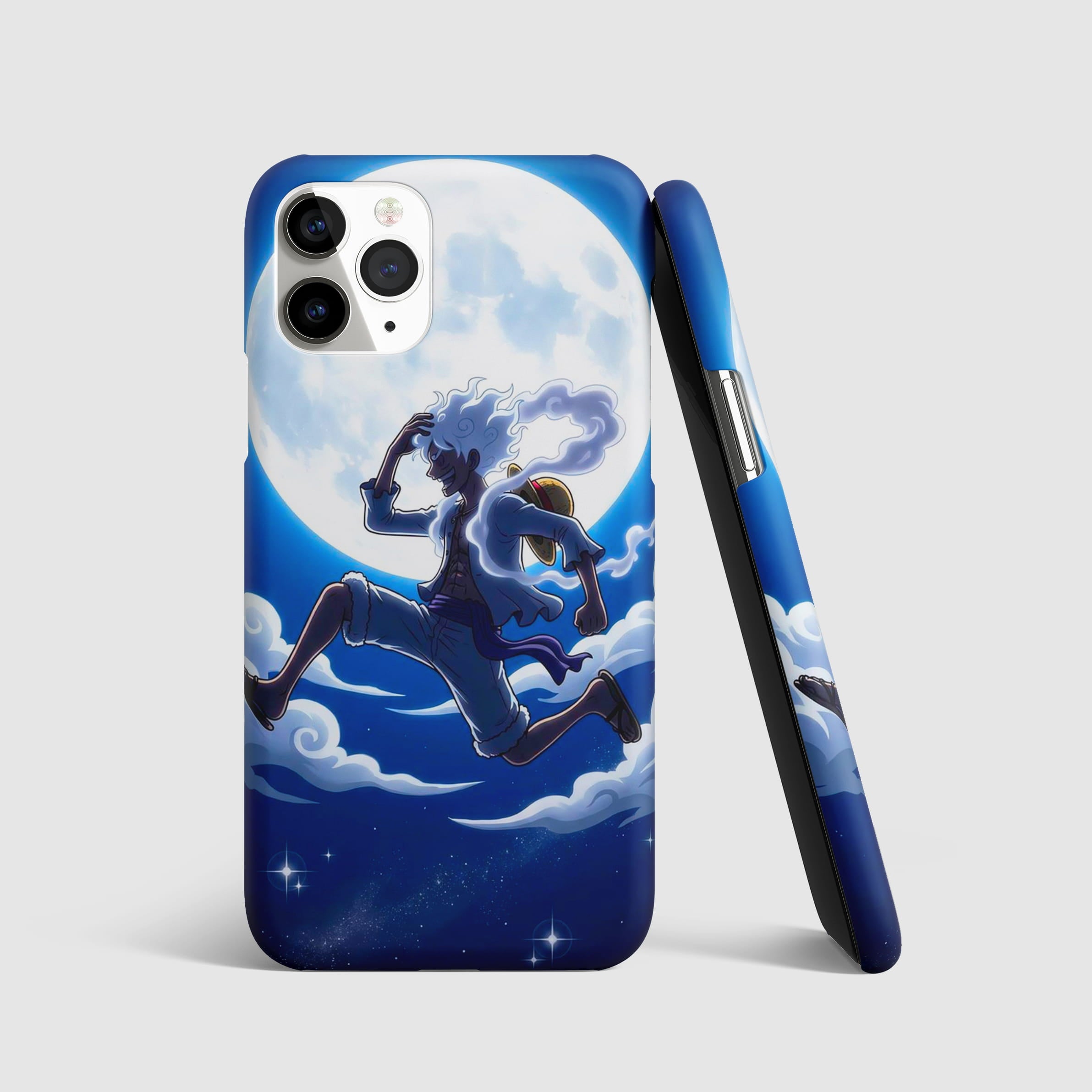 Luffy gear 5 sky pose anime phone cover design