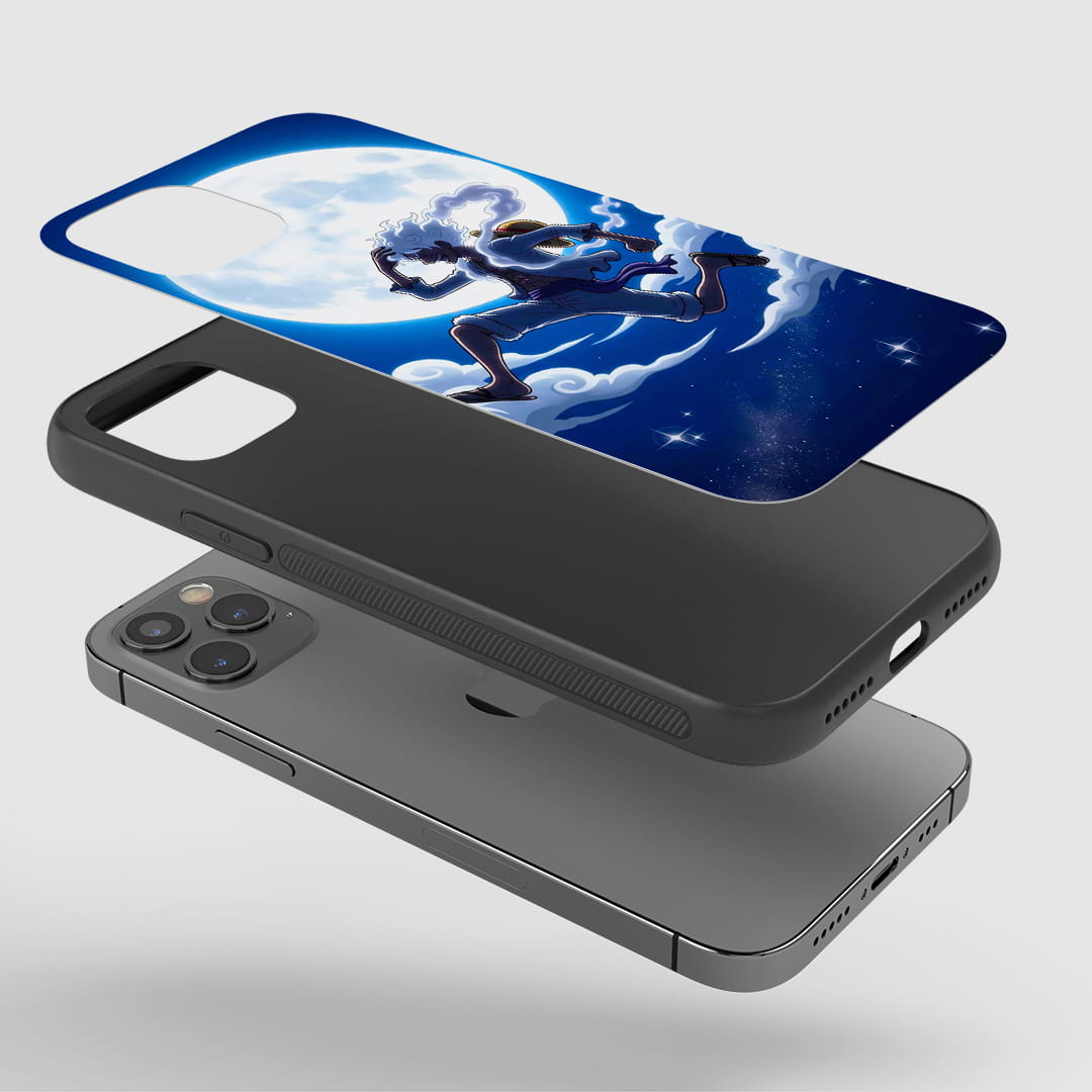 Shock-resistant silicone case with HD sky pose artwork