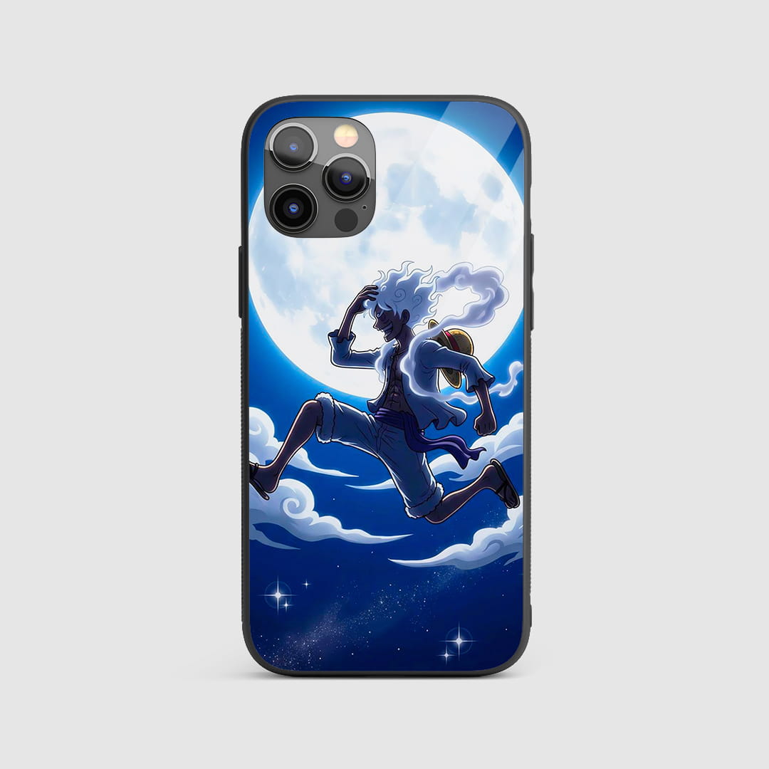 Luffy Gear 5 sky pose silicone armored phone case