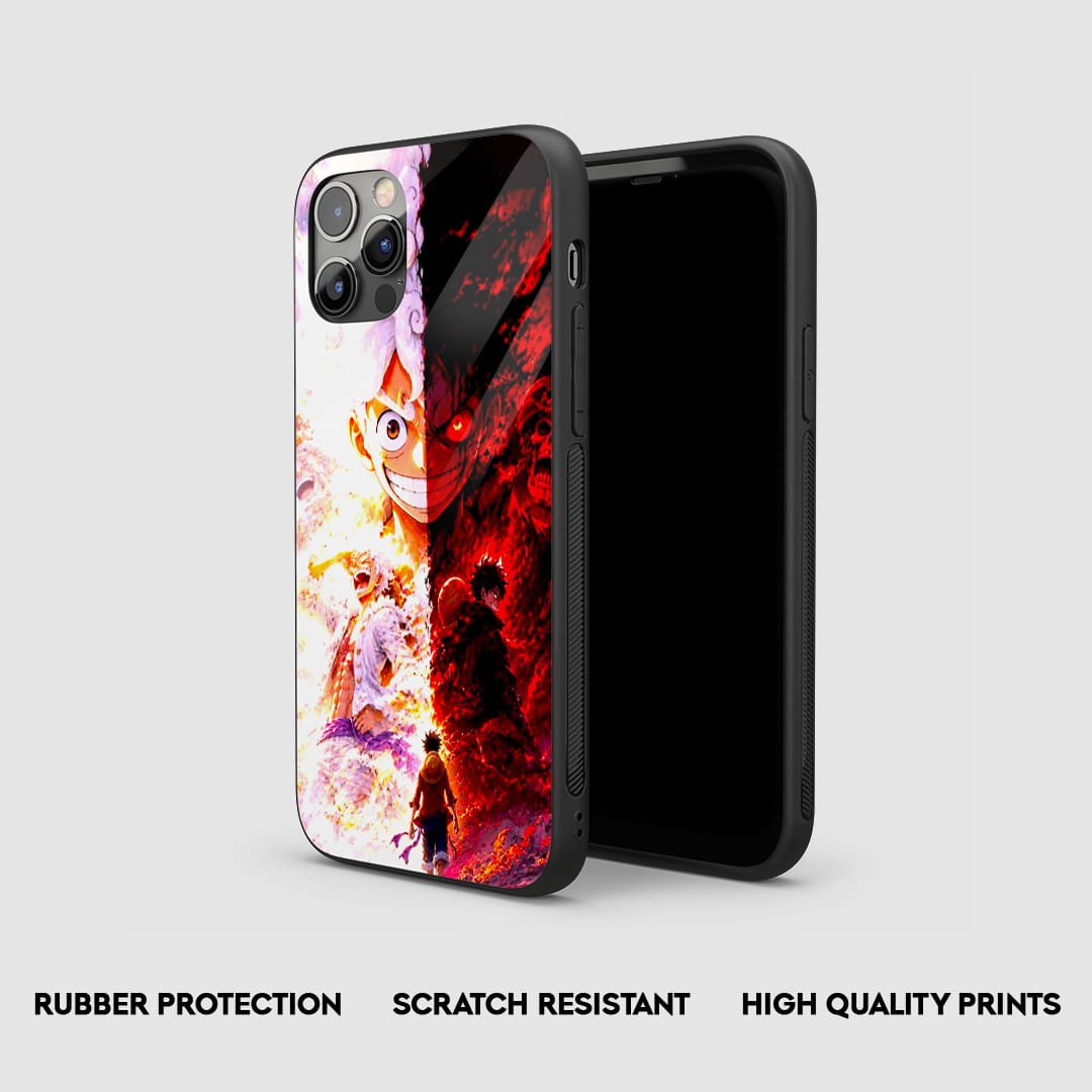 Luffy Liberation One Piece silicone phone case