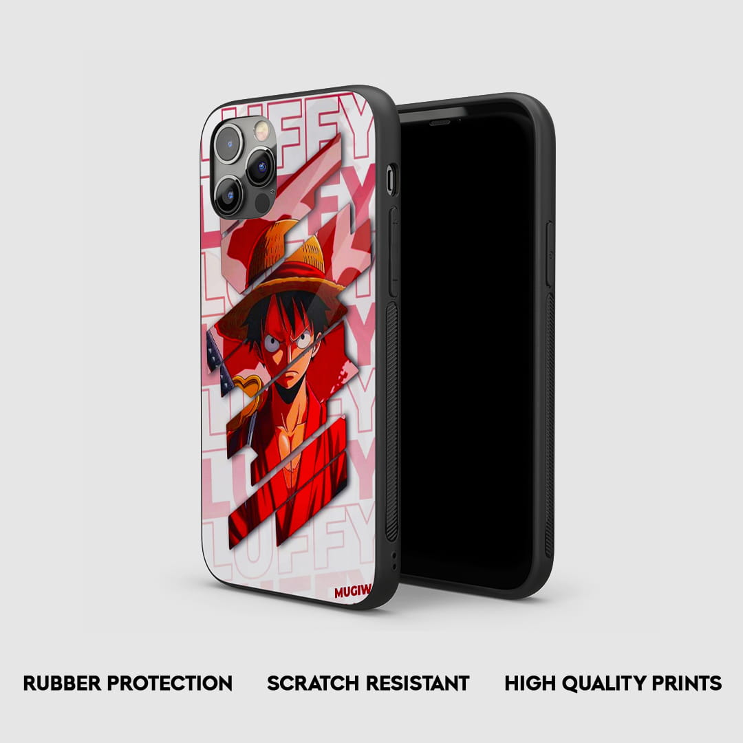 One Piece Luffy red anime mobile cover