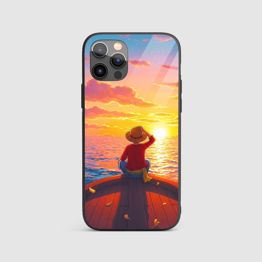 Luffy Sunset Silicone Armored Phone Case One Piece