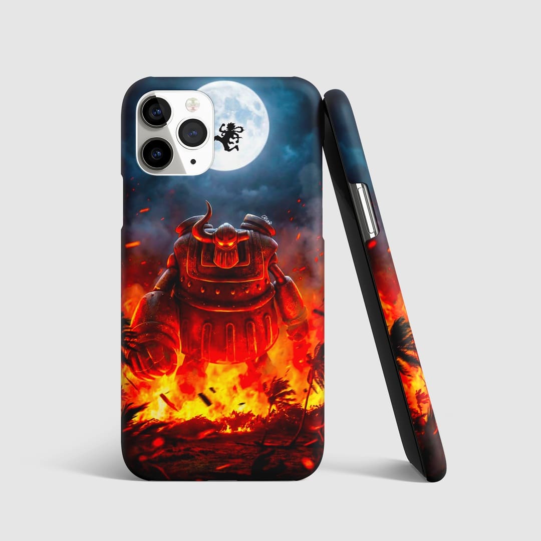 Luffy x Iron Giant phone cover