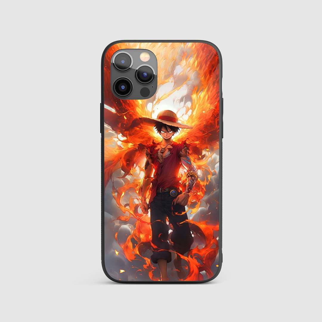 Luffy x Ace Silicone Armored Phone Case featuring the iconic brothers together.