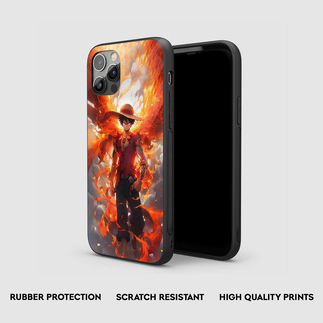 Luffy x Ace Silicone Armored Phone Case