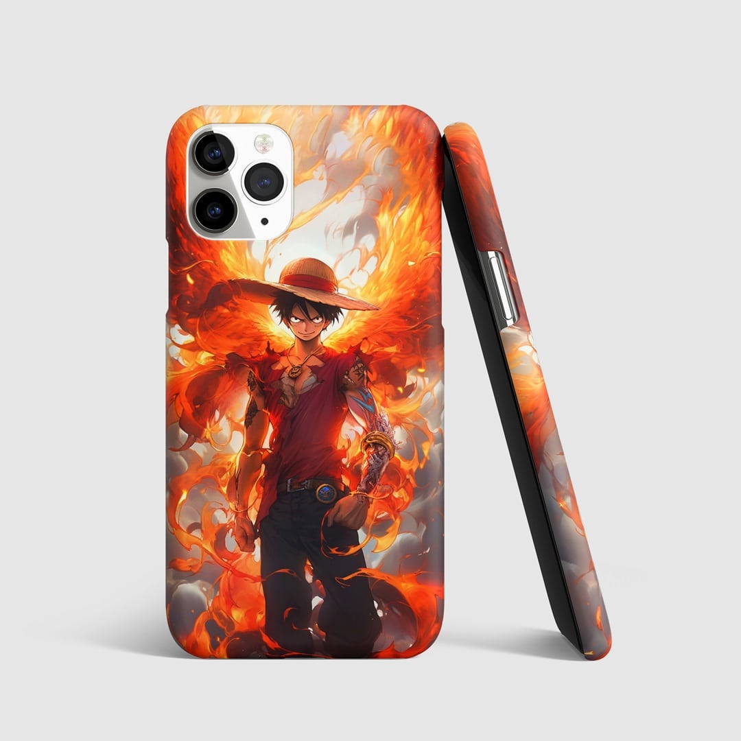 Luffy x Ace Phone Cover with 3D matte finish featuring both characters.