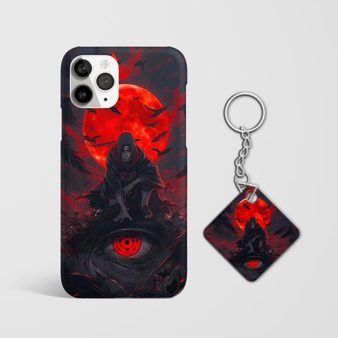 Madara rage mode anime phone case artwork with Keychain