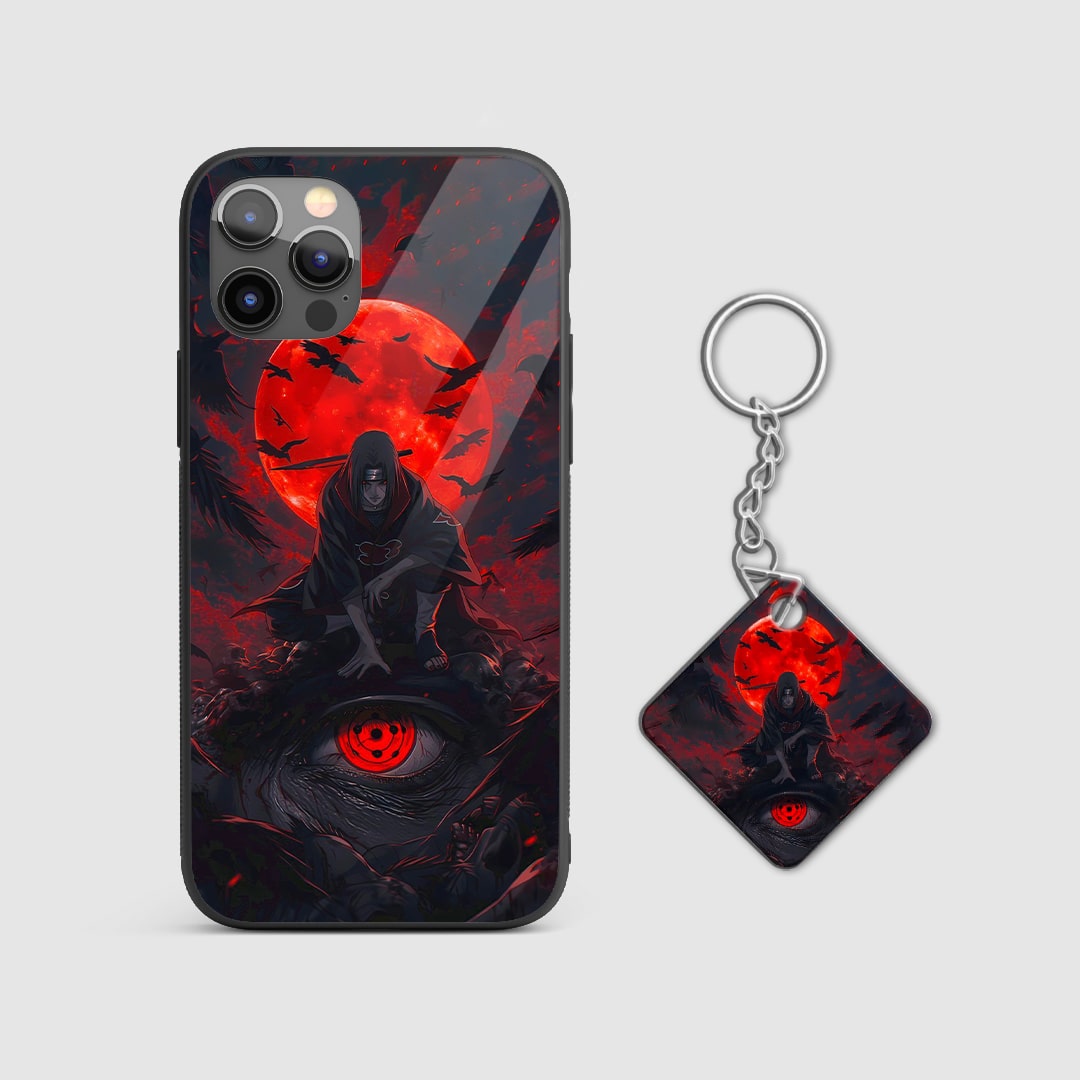 Madara rage mode Naruto phone case artwork with Keychain