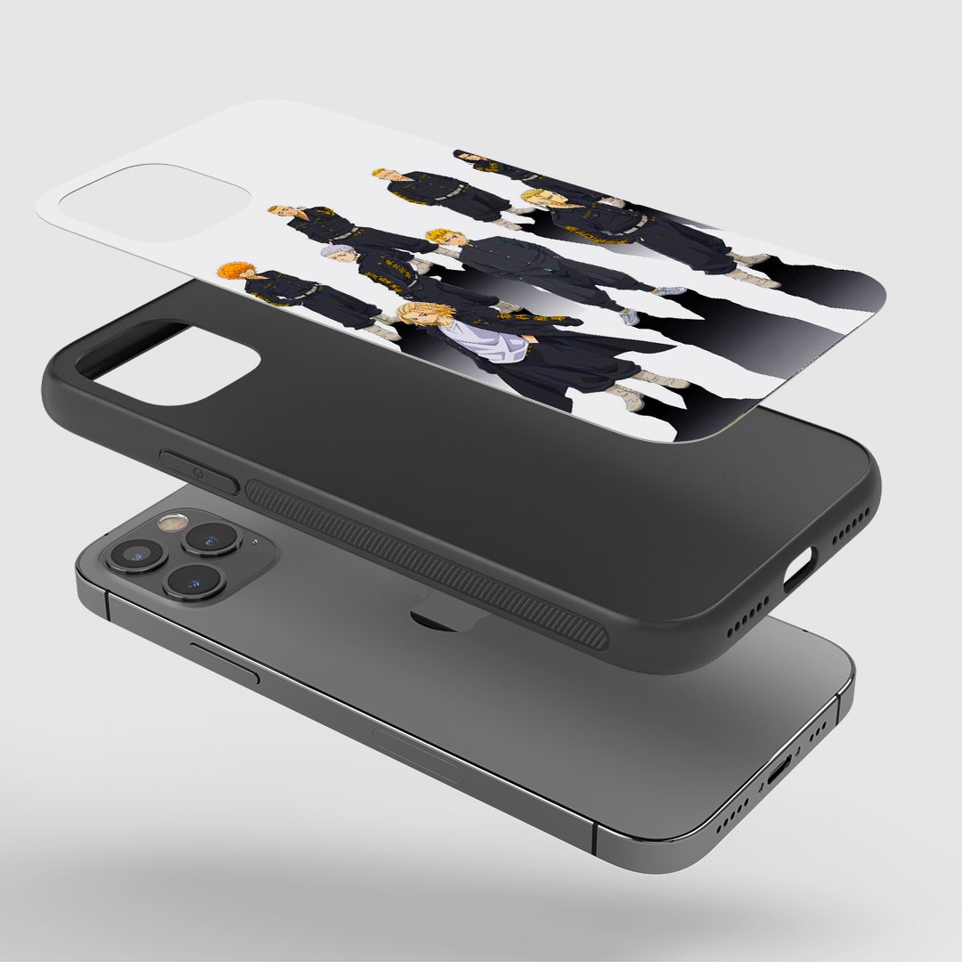 Shock-resistant silicone case with HD gang artwork