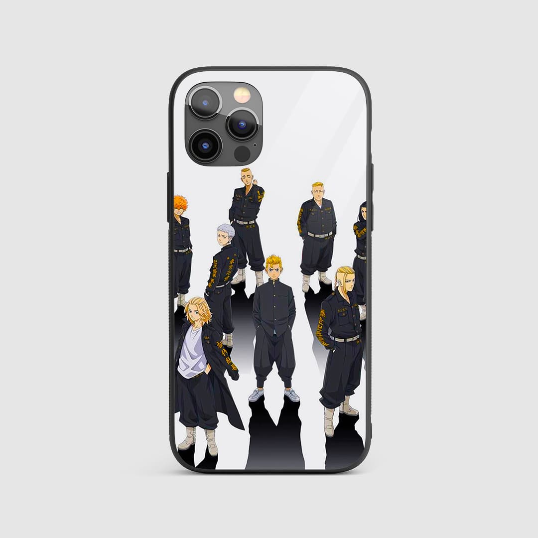 Manji Gang group silicone armored phone case