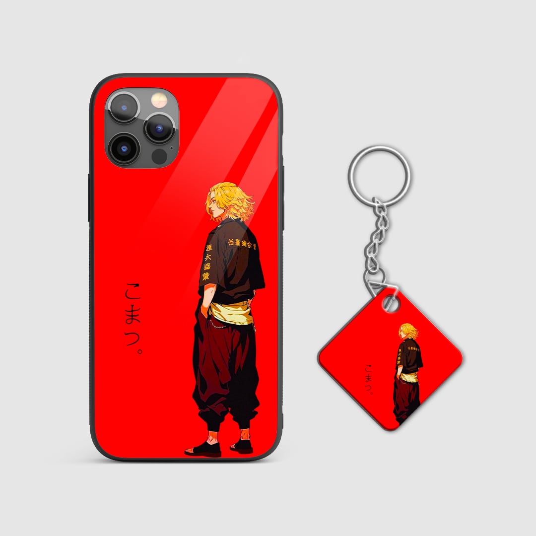 Durable anime armor case featuring Manjiro Sano with Keychain