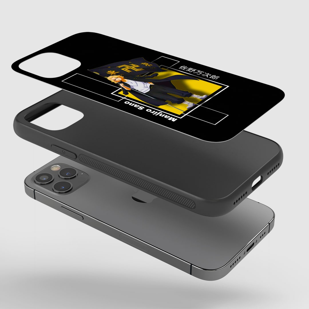 Shock-resistant silicone case with bold name design